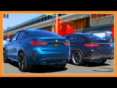 GTA5 RolePlay #67 -  BMW X6 M vs Mercedes-AMG GLE63 S Coupe